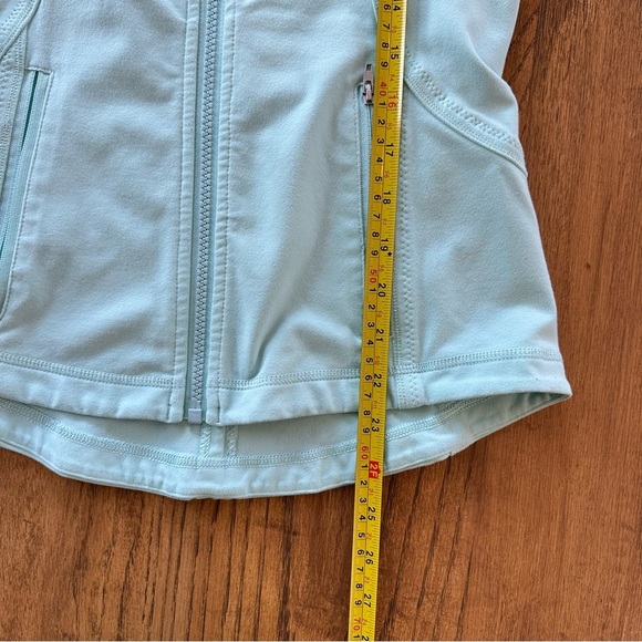 Lululemon Forme Jacket Full Length Women's Sz 4 Light Blue Aquamarine Full Zip - Picture 14 of 16
